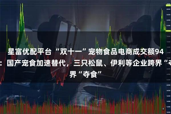 星富优配平台 “双十一”宠物食品电商成交额94亿元：国产宠食加速替代，三只松鼠、伊利等企业跨界“夺食”
